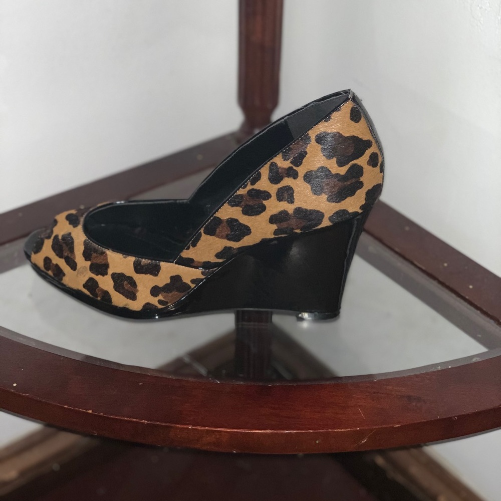 Cheetah Printed Wedges